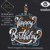 Microfibre anniversaire L'Artisan d'Optique (150x150mm)