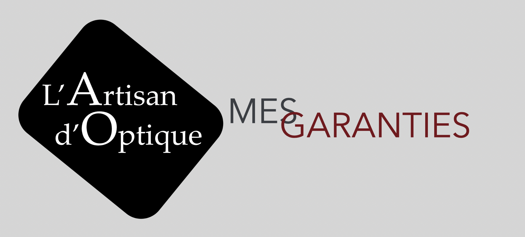 GARANTIE Changement de la vue progressifs